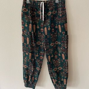 Urban Outfitters Pattered Jogger Pants. Size M